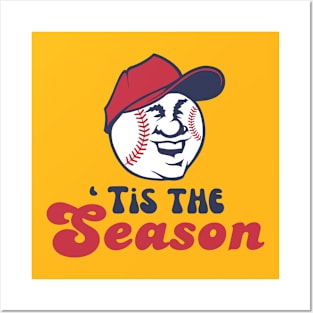 Tis The Season Baseball Posters and Art